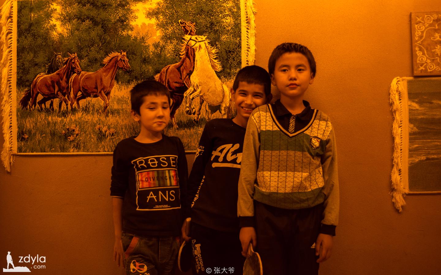 Children in old Kashgar