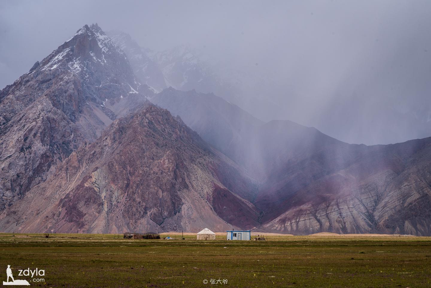 Snow mountains on the Pamirs