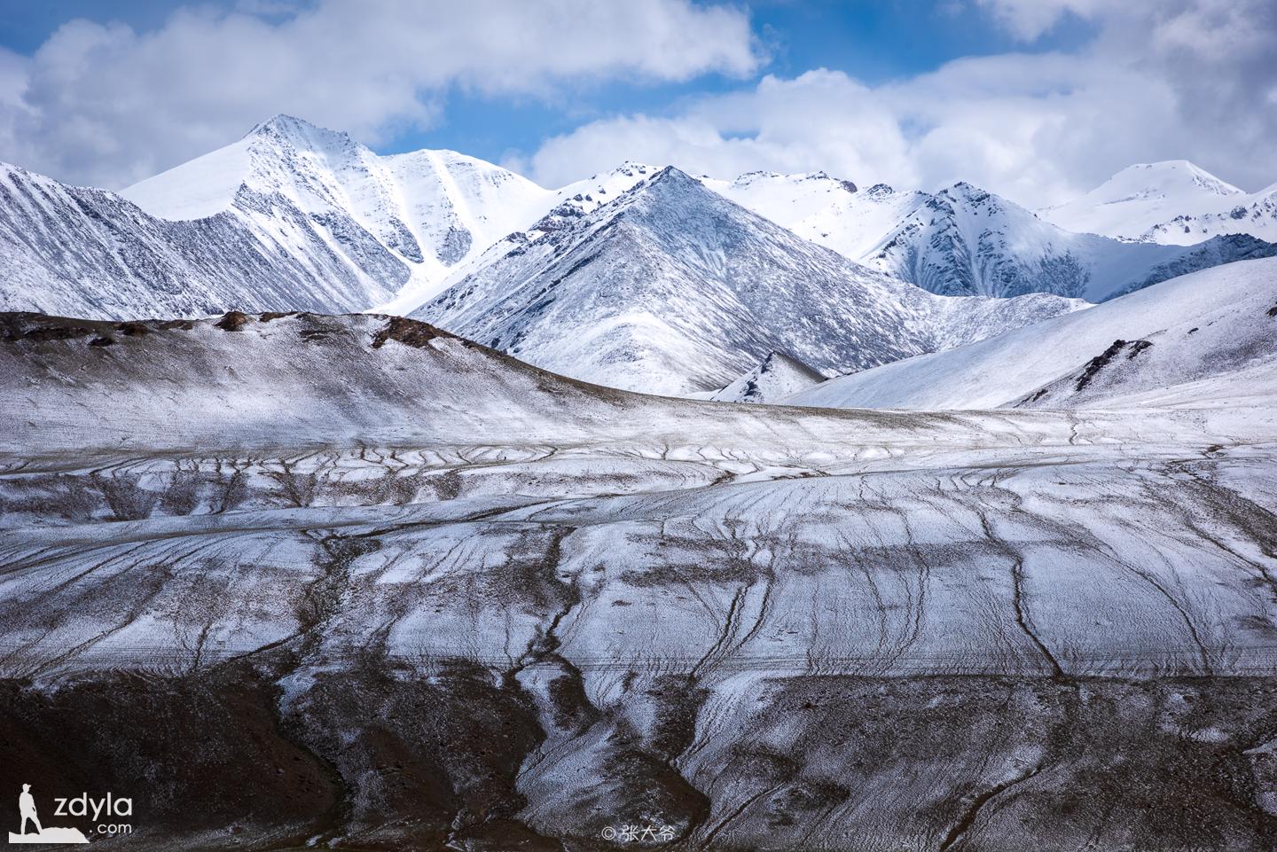 Snow mountains on the Pamirs
