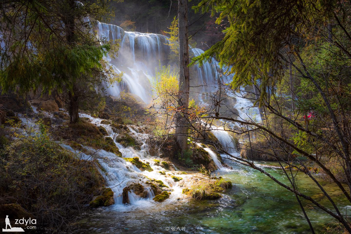 Jiuzhai Valley · Pearl Beach Waterfall