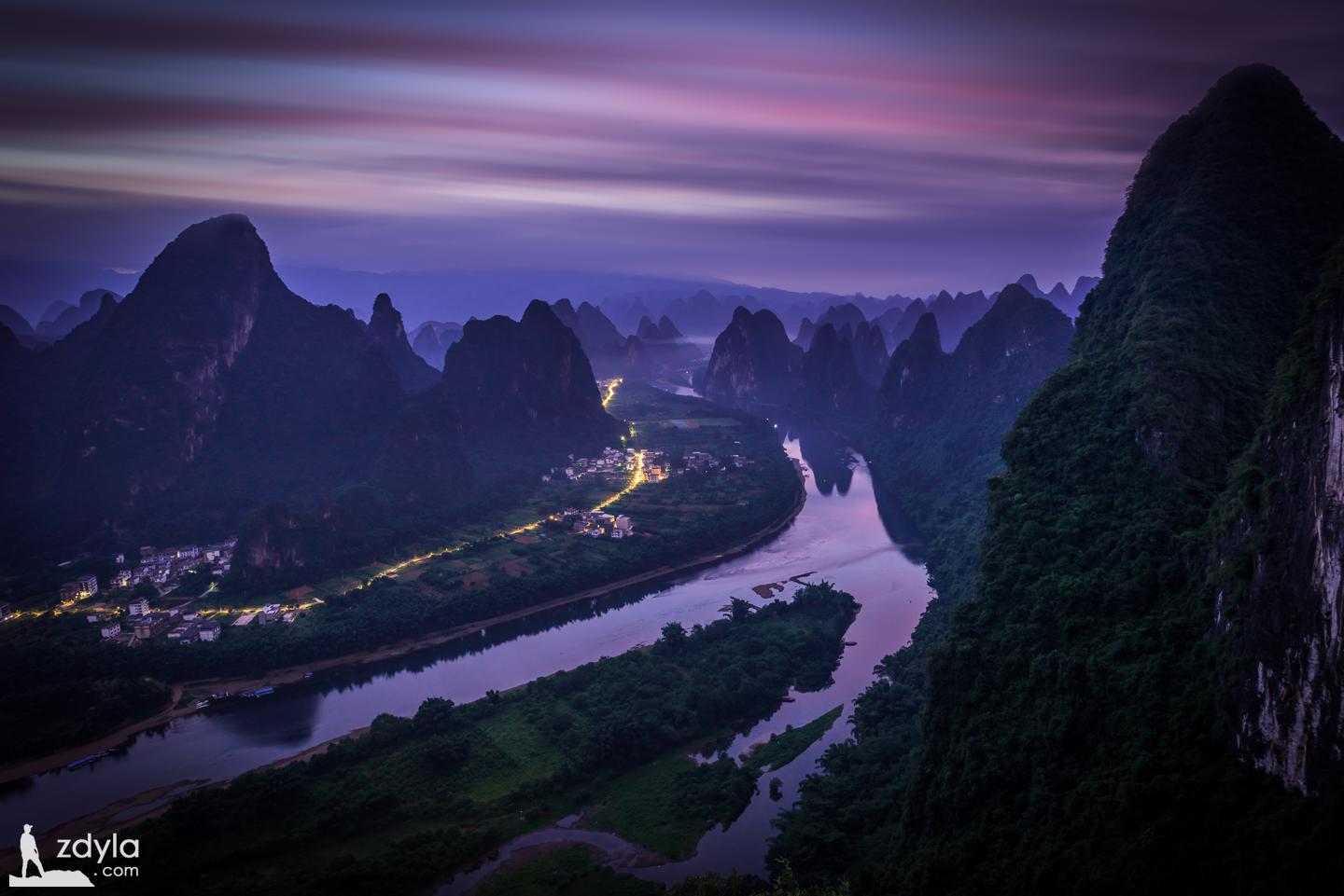 The morning glow of Xianggong mountain