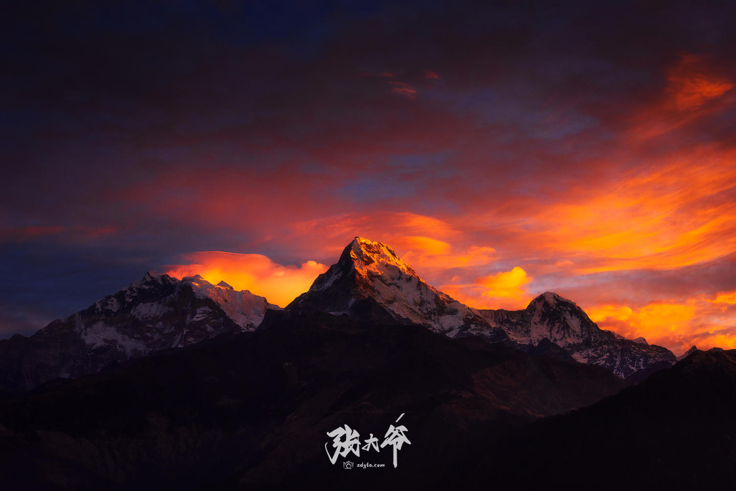 Sunrise in Annapurna